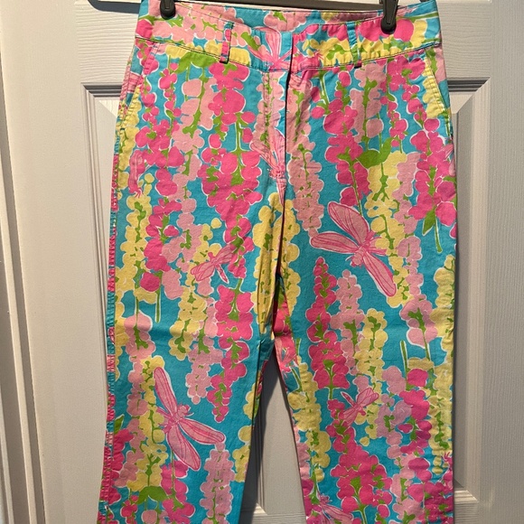 Lilly Pulitzer Pants - Lilly Pulitzer Crop/Capri Pants White Label Size 8